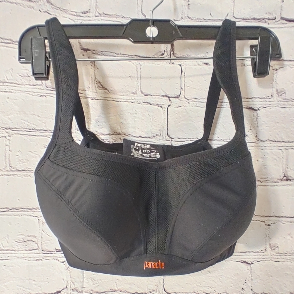Panache Power Wired Sports Bra Black 34DD